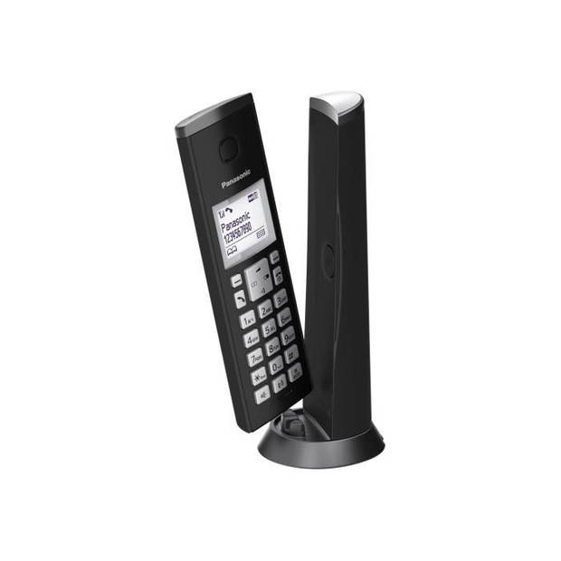 Panasonic dect design residentiële telefoon - tgk220 - met antwoordapparaat - zwart