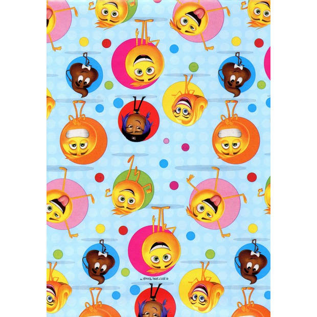 Emoji - Smiley cadeau inpakpapier 200 x 70 cm – 5 Rollen