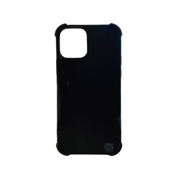 HEM Apple iPhone 12 / 12 Pro hoesje Shockproof - mat zwart hoesje iPhone 12 / 12 Pro