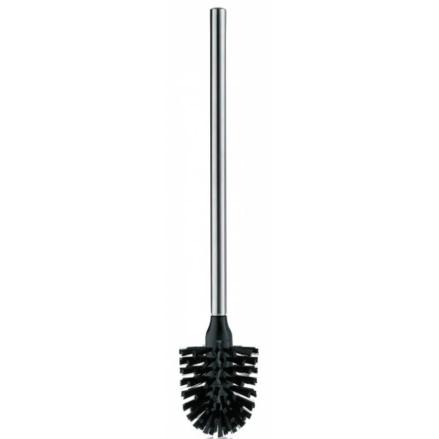 Kela toiletborstel La Brosse 8 x 42,5 cm RVS zwart/zilver