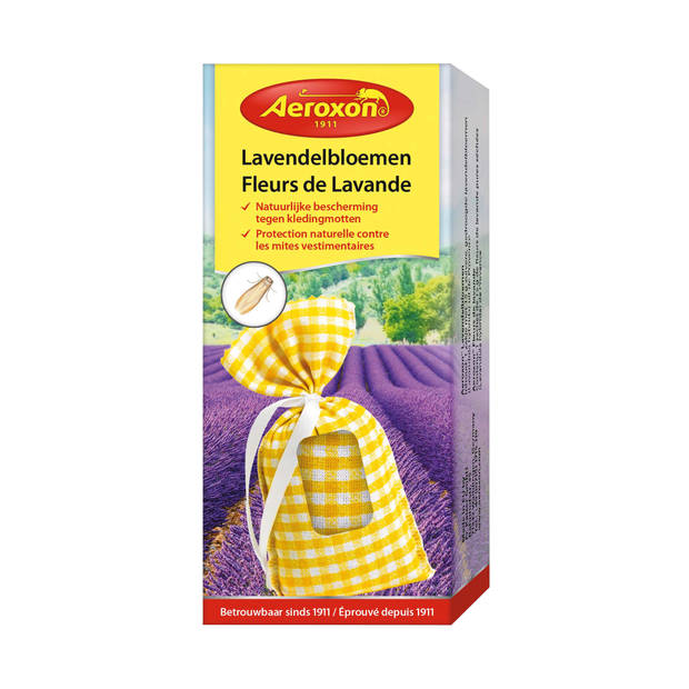 Aeroxon lavendelbloemen 15 gram katoen geel/wit