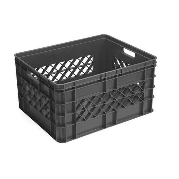 Sunware Square Multi Crate 52L - met Dichte Zijkanten - Antraciet