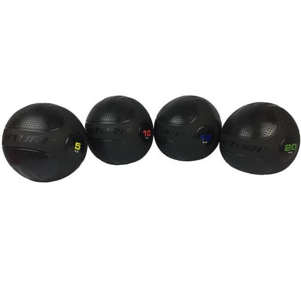 Tunturi Slam Ball - Slam Ball Crossfit - 10 kg - Zwart