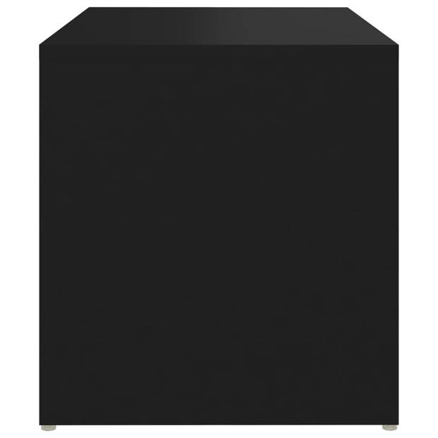 The Living Store Woonkamertafel - 59 x 36 x 38 cm - zwart - spaanplaat