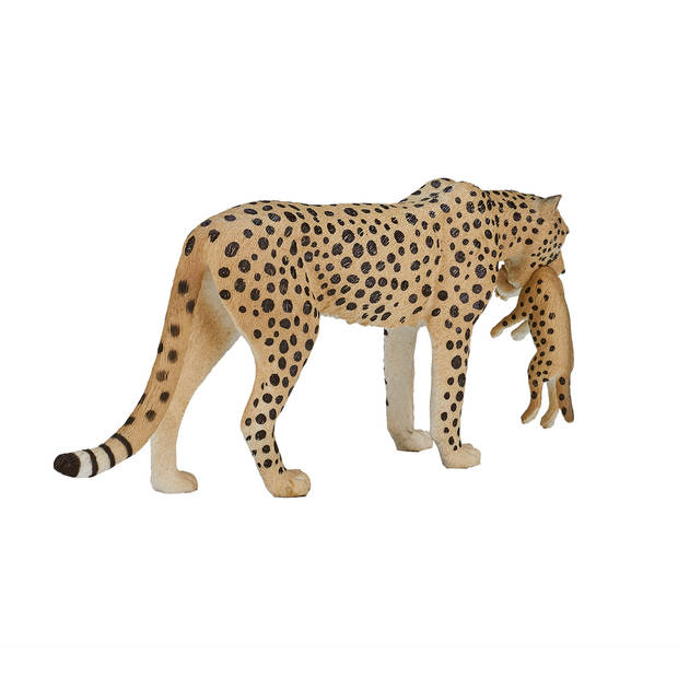 Mojo Wildlife speelgoed Cheetah Vrouwtje met Welp - 387167