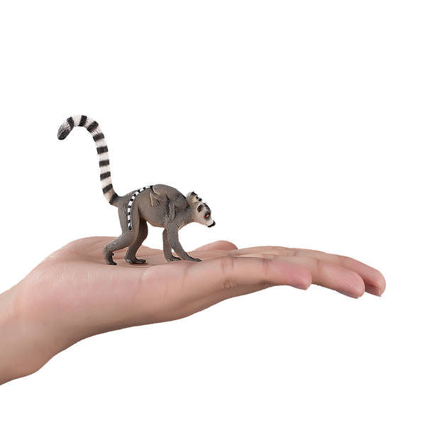 Mojo Wildlife speelgoed Ringstaartmaki met baby - 387237