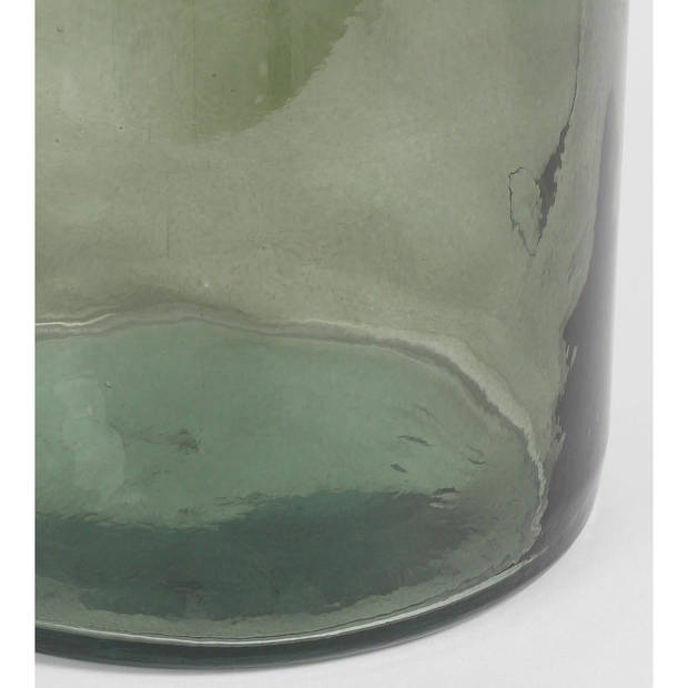 Rioja fles glas grijs - h75xd18cm