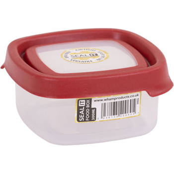 Wham - Opbergbox Seal It 300 ml - Polypropyleen - Rood
