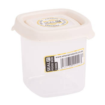 Wham - Opbergbox Seal It 230 ml - Polypropyleen - Crème