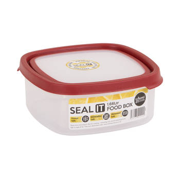 Wham - Opbergbox Seal It 1,6 liter - Polypropyleen - Rood