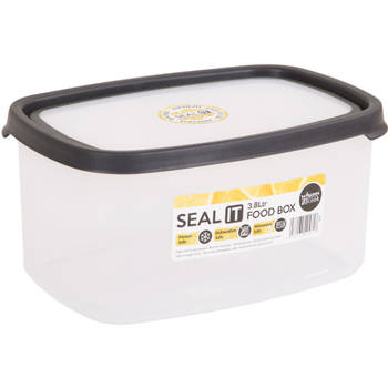 Wham - Opbergbox Seal It 3,8 liter - Polypropyleen - Zwart