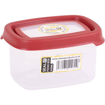 Wham - Opbergbox Seal It 250 ml - Polypropyleen - Rood