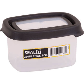Wham - Opbergbox Seal It 250 ml - Polypropyleen - Zwart