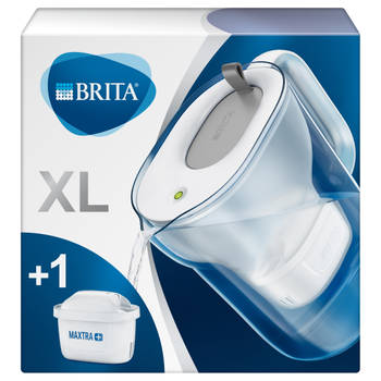BRITA Style XL Waterfilterkan - 3,5L - Grijs- incl. 1 MAXTRA+ Filterpatroon