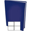 Rekbare Boekenkaften A4 - Blauw - 12 stuks inclusief grijze textiel labels