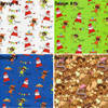 Assortiment 8 Sinterklaasinpakpapier Cadeaupapier - 200 x 70 cm - 9 rollen