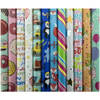 Assortiment luxe cadeaupapierinpakpapier voor kinderen CH2 - 200 x 70 cm - 70 rollen