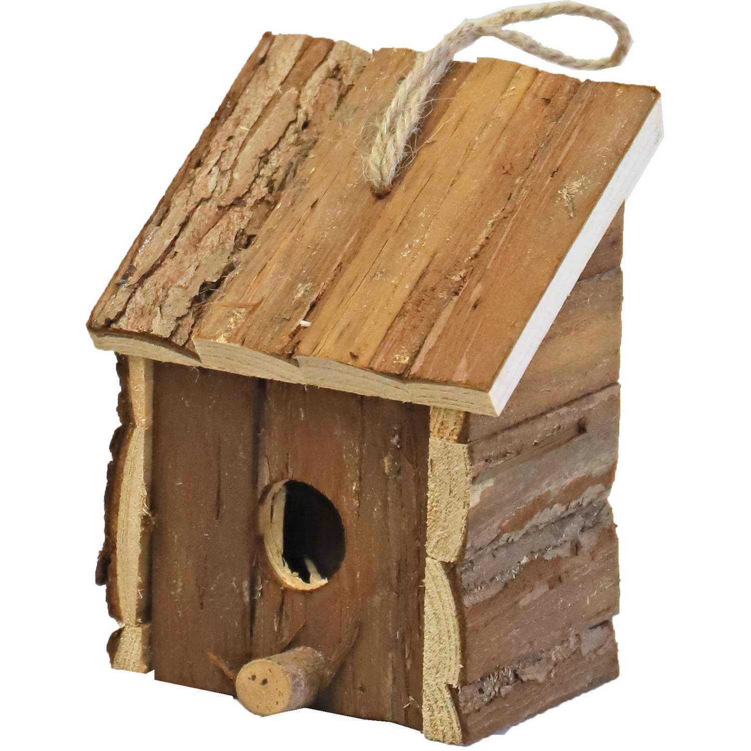 Merkloos Nestkast/vogelhuisje Hout Naturel Bruin 9 X 11 X 16 Cm Vogelhuisjes online kopen