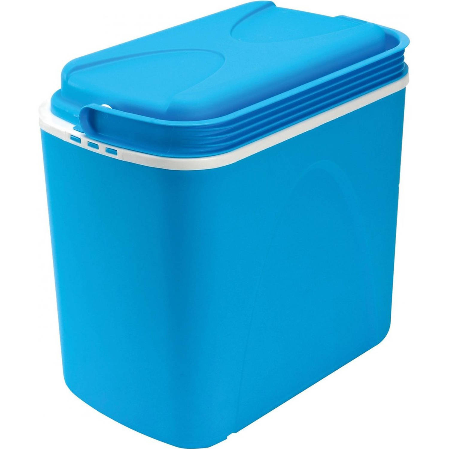 Koelbox blauw 24 liter 40 x 25 x 37 cm - Koelboxen