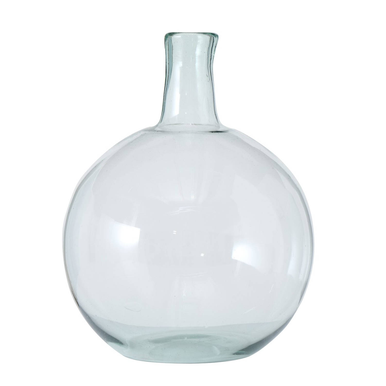 Stijlvolle Glazen Decoratieve Bloemenvaas In Het Transparant Glas Van 24 X 18 Cm Vazen
