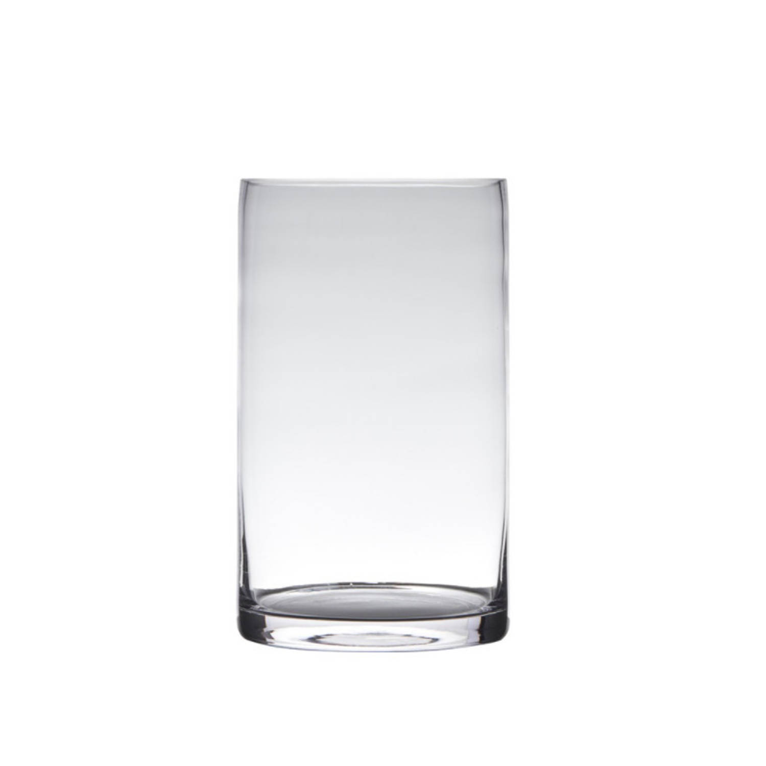 Glazen Bloemen Cilinder Vaas/vazen 40 X 15 Cm Transparant - Vazen