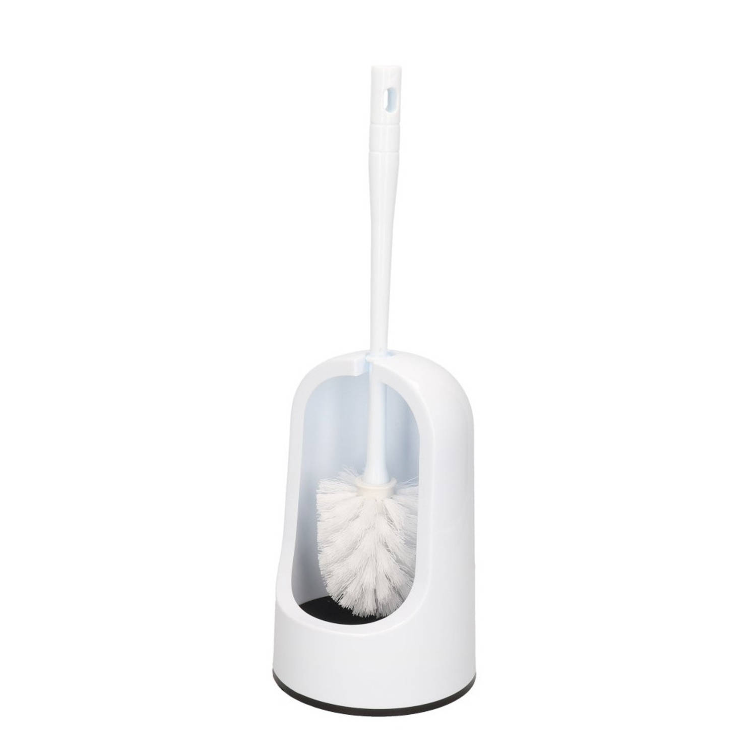 Toiletborstels/wc-borstels met houder wit kunststof 40 cm - Toiletborstels