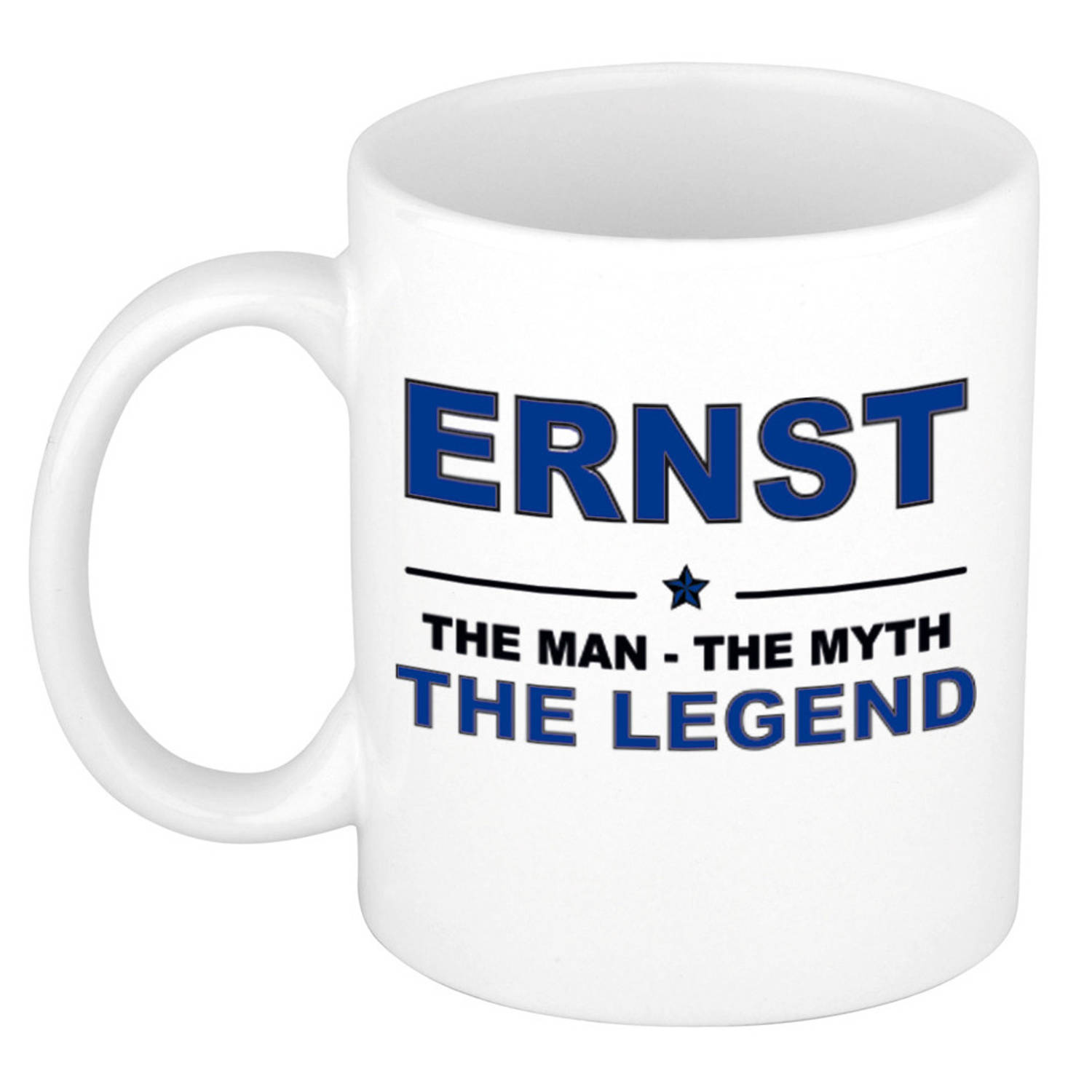 Ernst The Man, The Myth The Legend Cadeau Koffie Mok-Thee Beker 300 Ml Naam Mokken