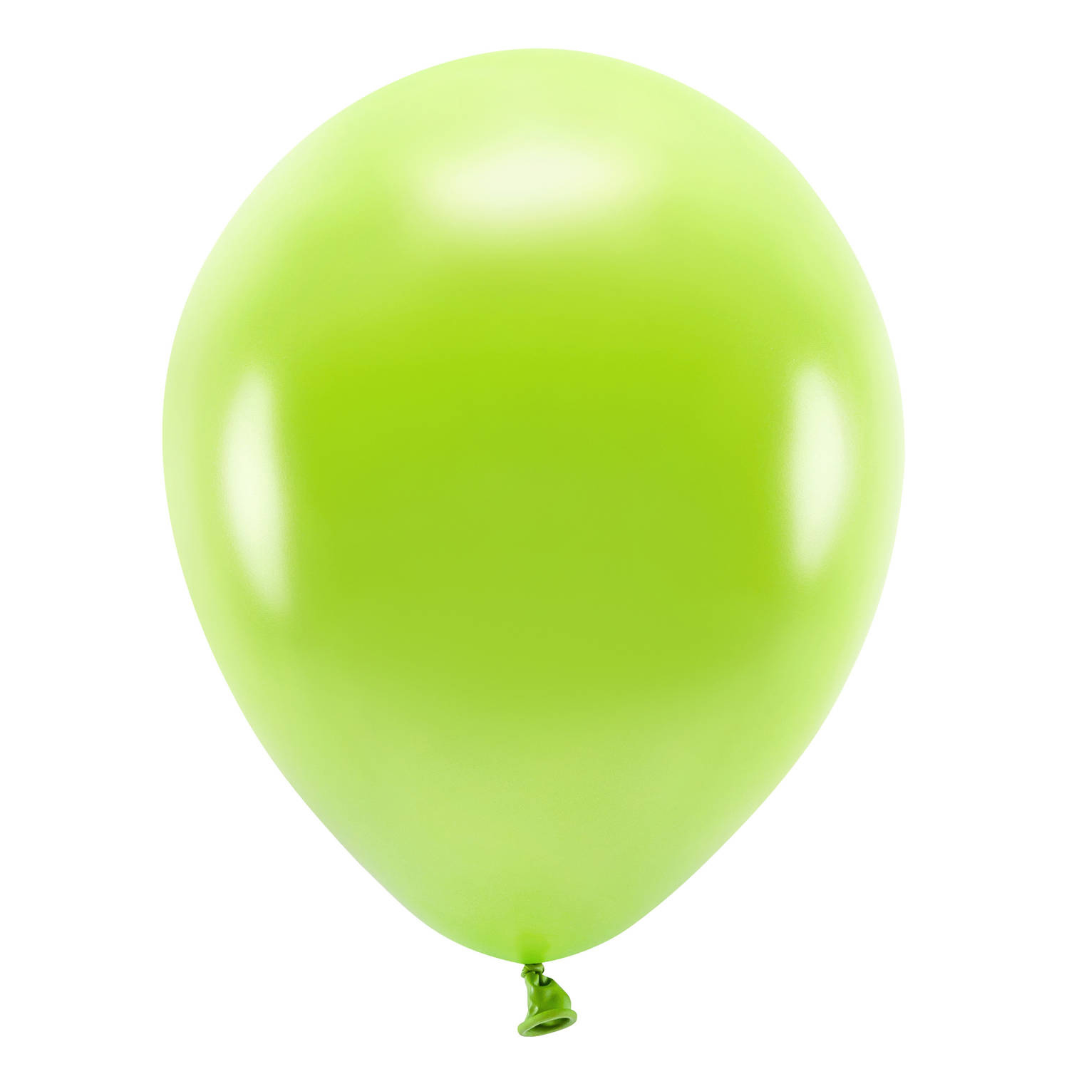 100x Lichtgroene/limegroene ballonnen 26 cm eco/biologisch afbreekbaar - Ballonnen