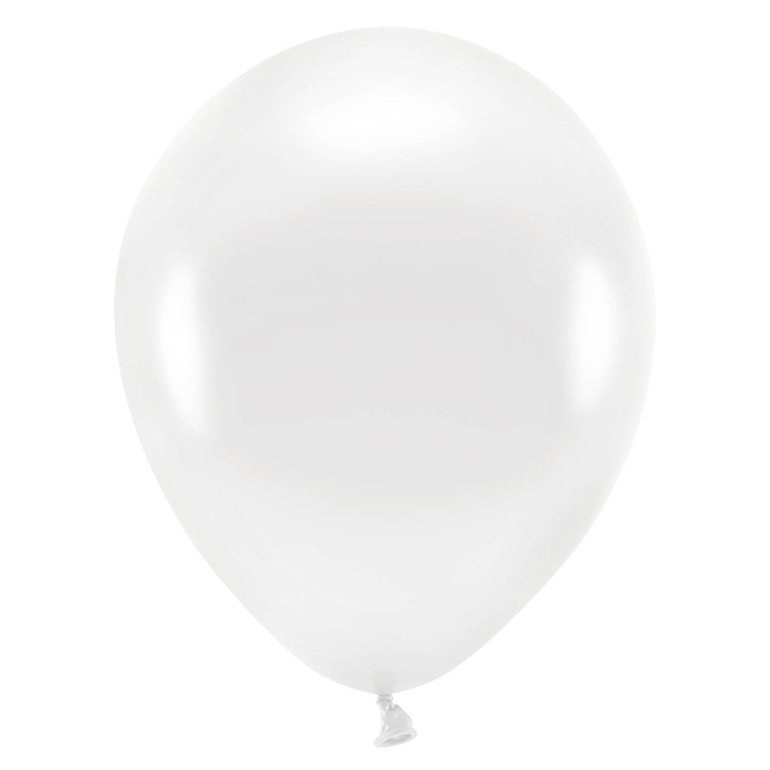 100x Milieuvriendelijke ballonnen wit 26 cm voor lucht of helium - Ballonnen