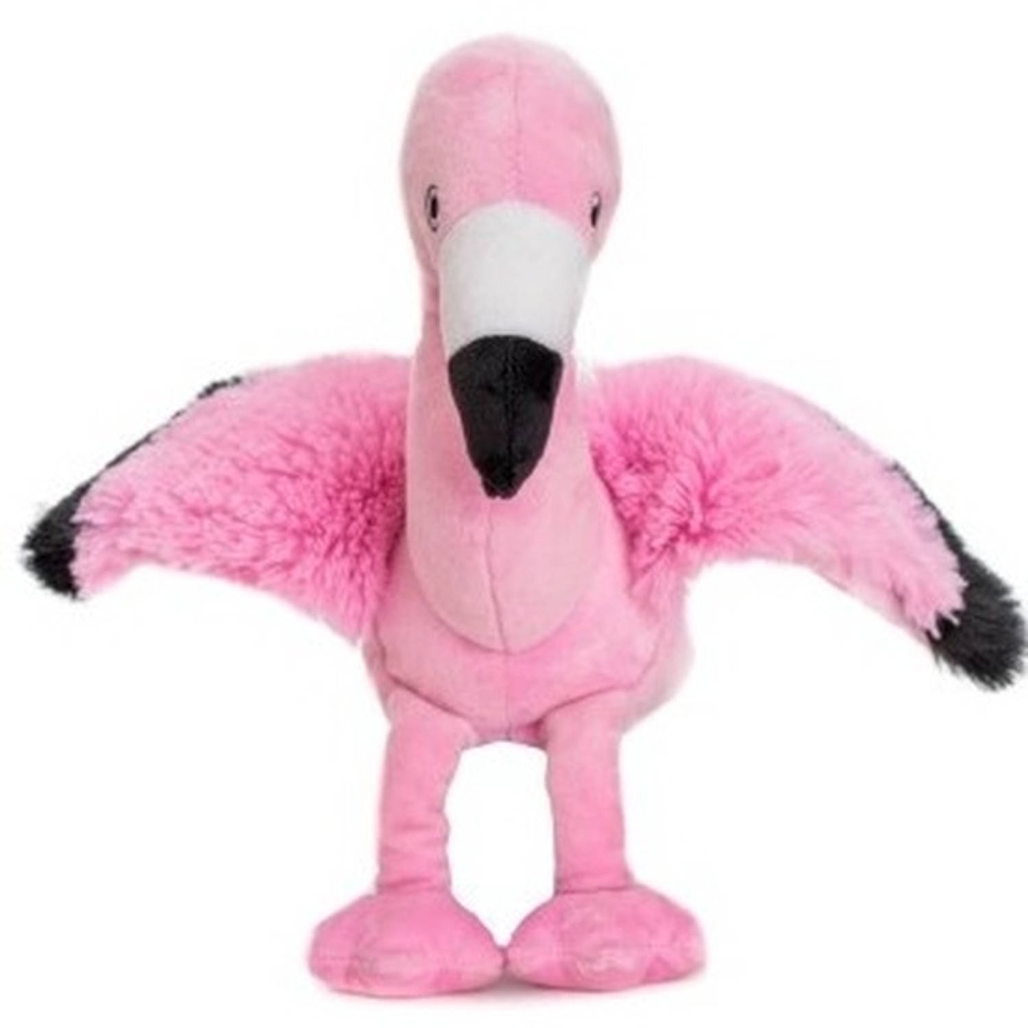Magnetron warmte knuffel flamingo 18 cm - Opwarmknuffels Blokker