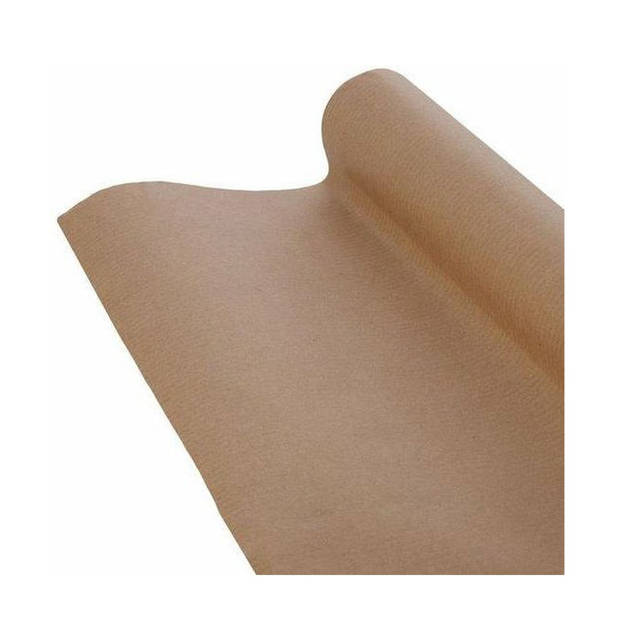 Bruine kraft pakpapier cadeaupapier inpakpapier - 10 meter x 100 cm - 2 rollen