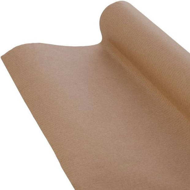 Bruine kraft pakpapier cadeaupapier inpakpapier - 10 meter x 100 cm - 6 rollen