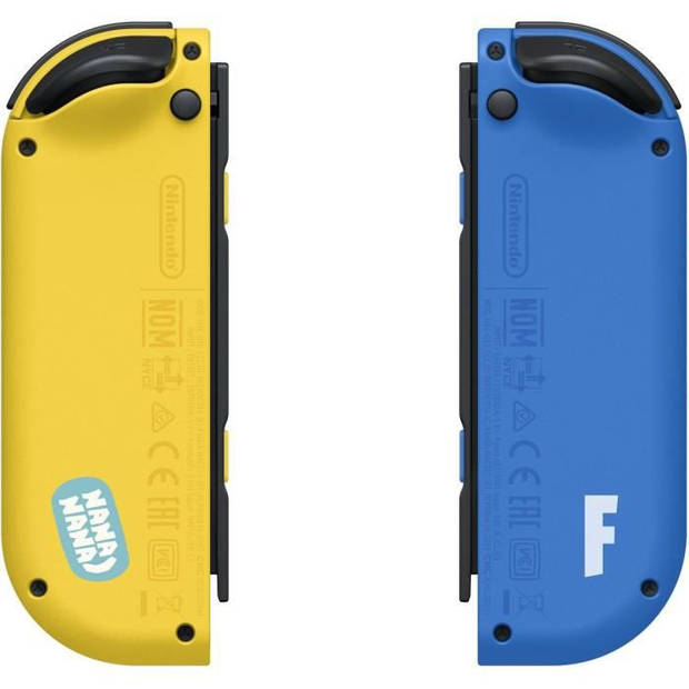 NINTENDO Paar Joy-Con-controllers - Fortnite Limited Edition: 1 blauwe Joy-Con en 1 gele Joy-Con - 500 V-Bucks