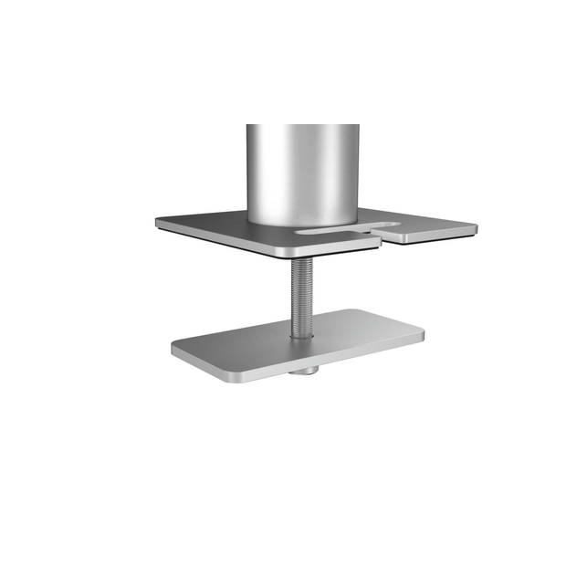 Durable monitor tafelbeugel - Zilver - 1 scherm - volledig verstelbaar - met bevestigingsschroef