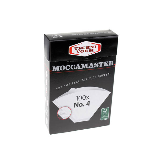 Moccamaster Papiere Koffiefilter Nr 4 Pack100 85022