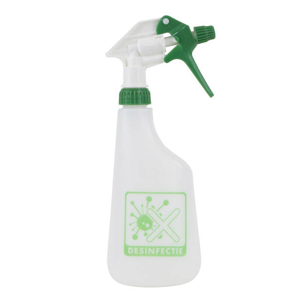2x Waterverstuivers/watersproeiers desinfectie spray 0,6 liter inhoud - Plantenspuiten