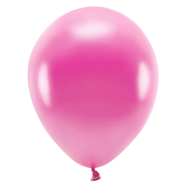 Party ballonnen bio afbreekbaar - 100x - fuchsia - Milieuvriendelijk - Ballonnen