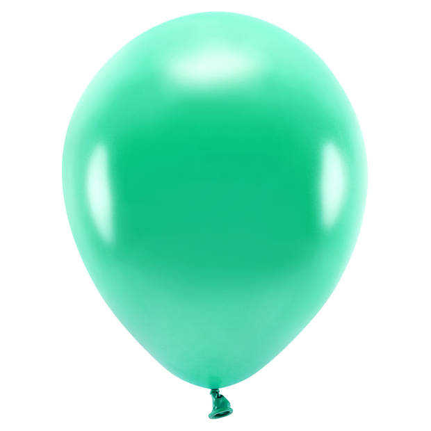 100x Groene ballonnen 26 cm eco/biologisch afbreekbaar - Ballonnen