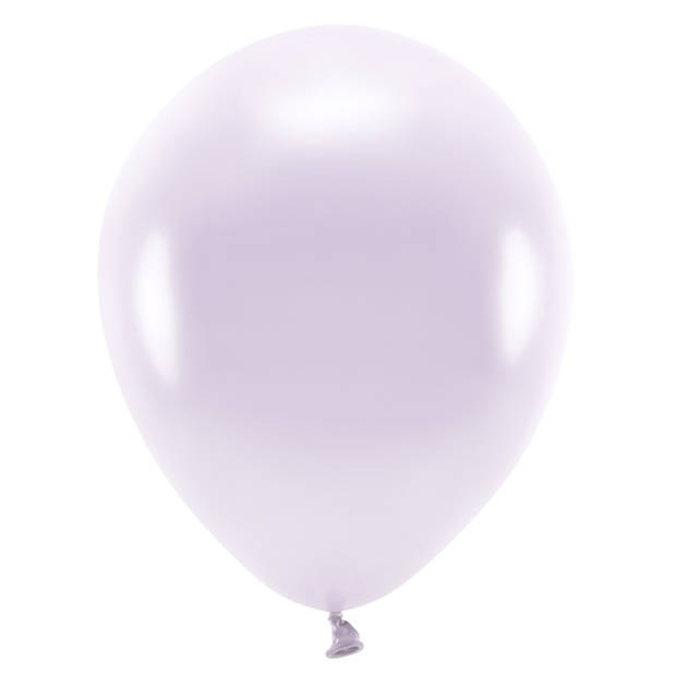 100x Lilapaarse ballonnen 26 cm eco/biologisch afbreekbaar - Ballonnen