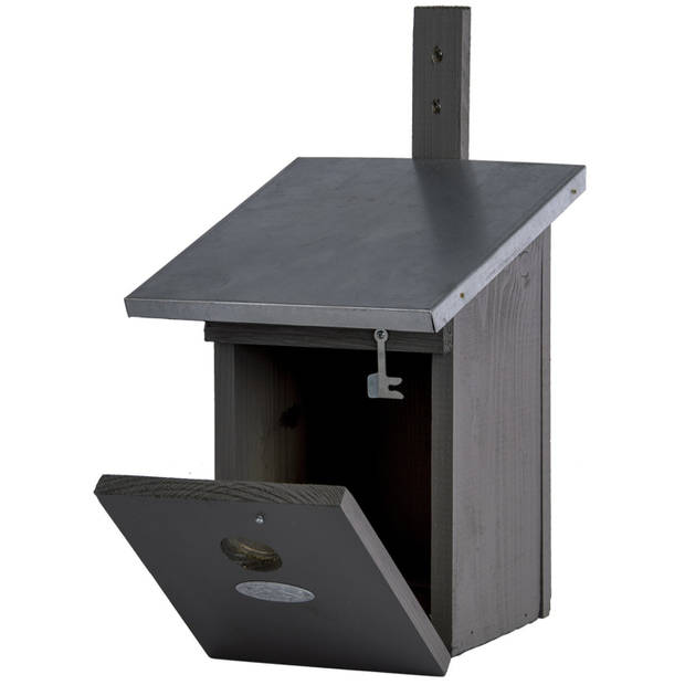 Vurenhouten vogelhuisjes/vogelhuizen 33 cm met kijkluik - Vogelhuisjes