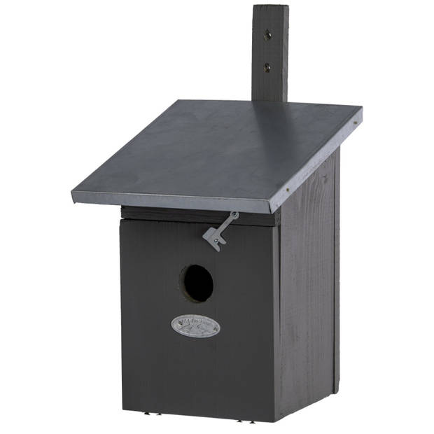 Vurenhouten vogelhuisjes/vogelhuizen 33 cm met kijkluik - Vogelhuisjes