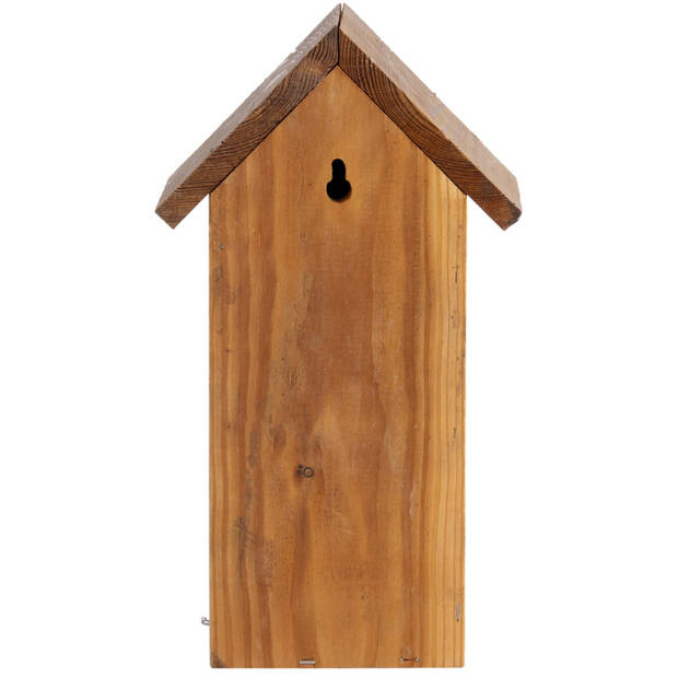 Vurenhouten vogelhuisjes/vogelhuizen 30 cm met kijkluik - Vogelhuisjes