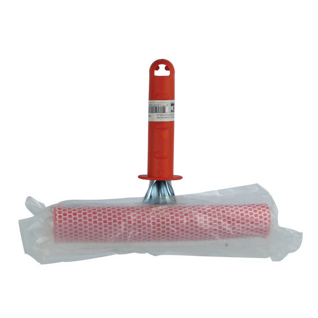 Raamwisser / raamtrekker met rood plastic handvat 19 cm - Raamwissers