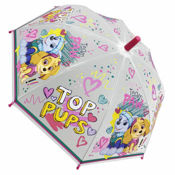 Nickelodeon Paraplu Paw Patrol meisjes 38 Cm Polyester roze