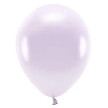 100x Lilapaarse ballonnen 26 cm eco/biologisch afbreekbaar - Ballonnen