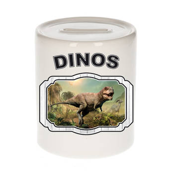 Dieren liefhebber stoere t-rex dinosaurus spaarpot - dinosaurussen cadeau - Spaarpotten