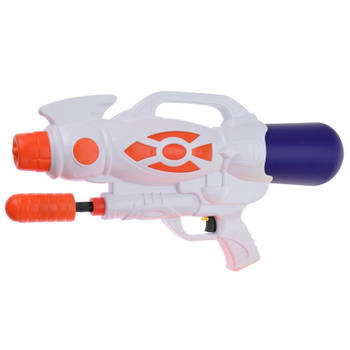 1x Waterpistolen/waterpistool wit van 47 cm kinderspeelgoed - Waterpistolen