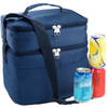 Koeltas draagtas schoudertas blauw 26 x 19 x 26 cm 13 liter - Koeltas