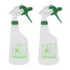 2x Waterverstuivers/watersproeiers desinfectie spray 0,6 liter inhoud - Plantenspuiten