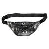 Zwarte/witte slangenprint heuptas/fanny pack/cross body tas 31 cm - Heuptassen